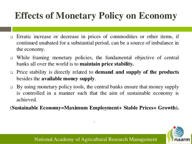 advantages of monetary policy effect of monetary and fiscal policy